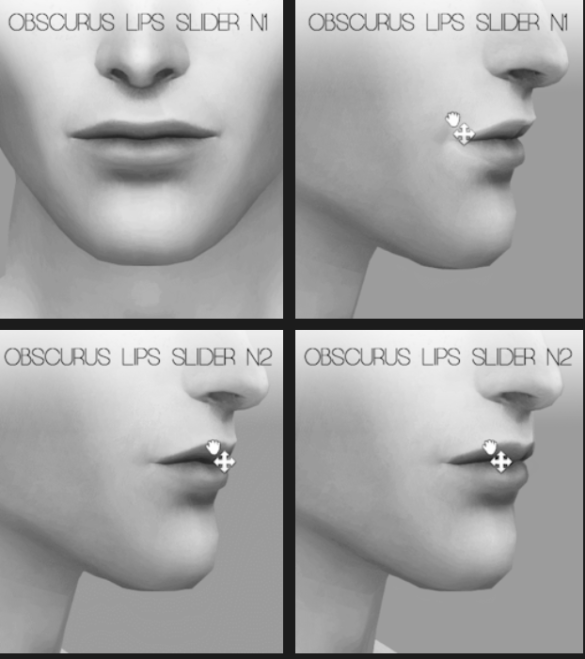 Sims 4 lips slider