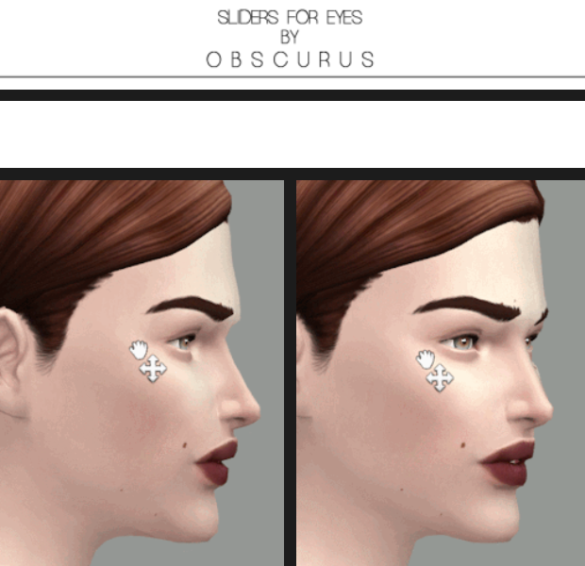 Sims 4 sliders for eyelids dl works in normal mode