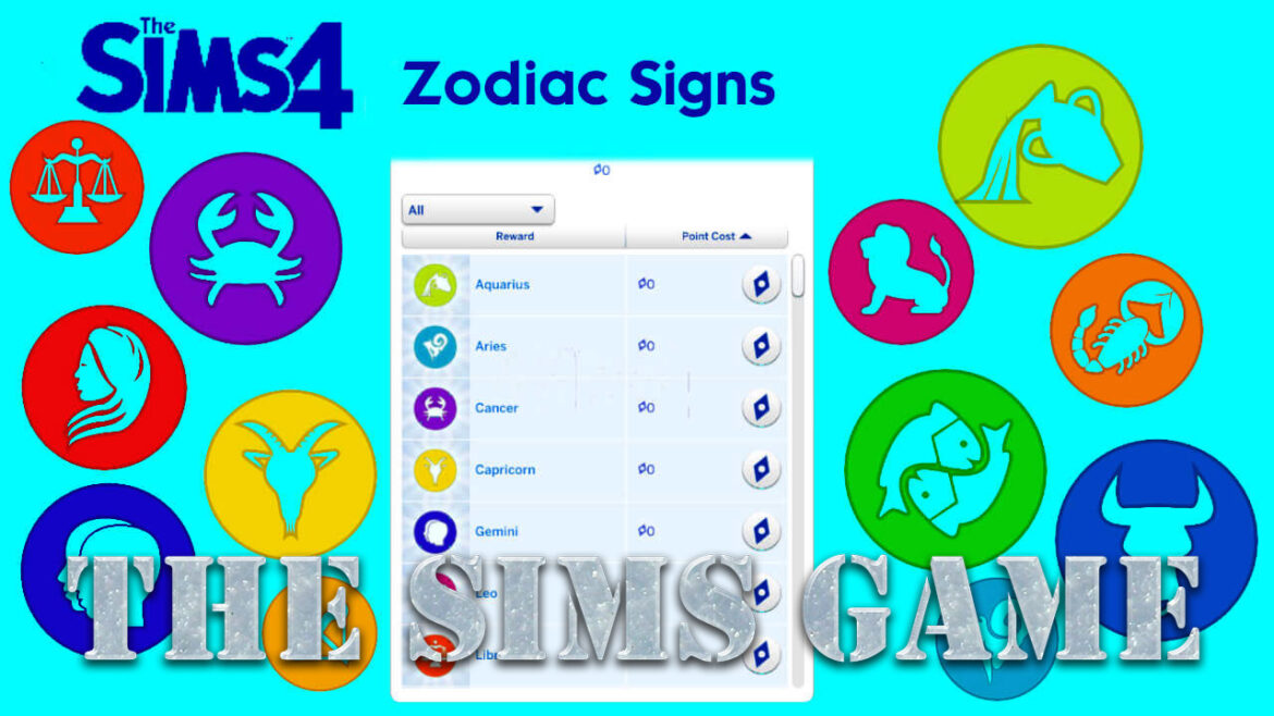 The Sims 4 Zodiac Traits