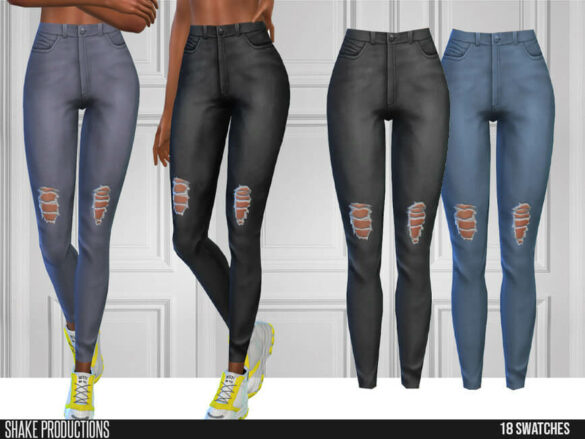 Sims 4 767 jeans by shakeproductions - The Sims Game