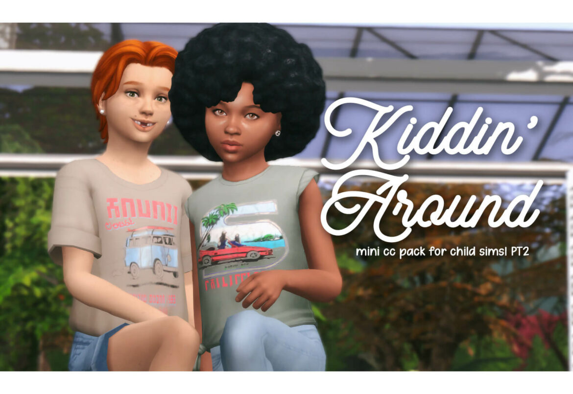 Sims 4 a continuation of my kids clothes collection