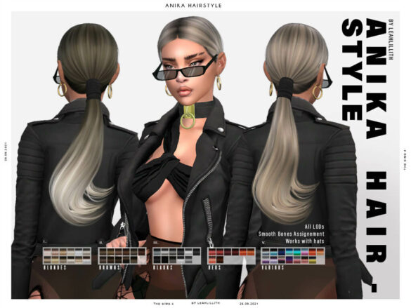 Sims 4 anika hairstyle
