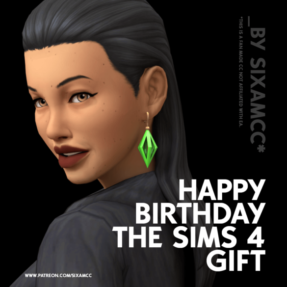Sims 4 anniversary earrings