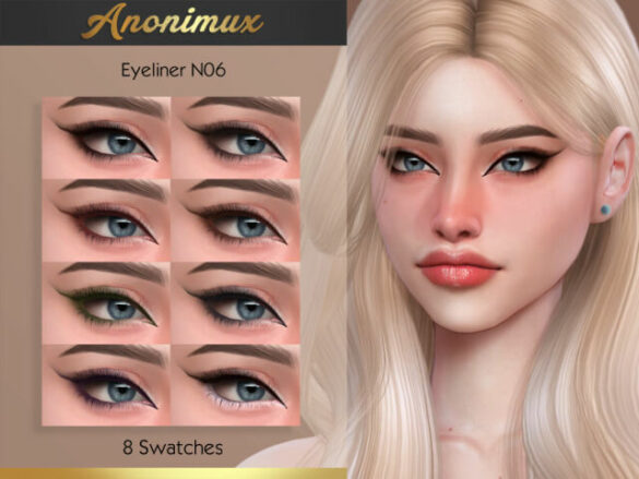 Sims 4 anonimux eyeliner n06