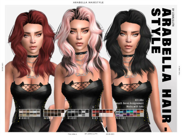 Sims 4 arabella hairstyle