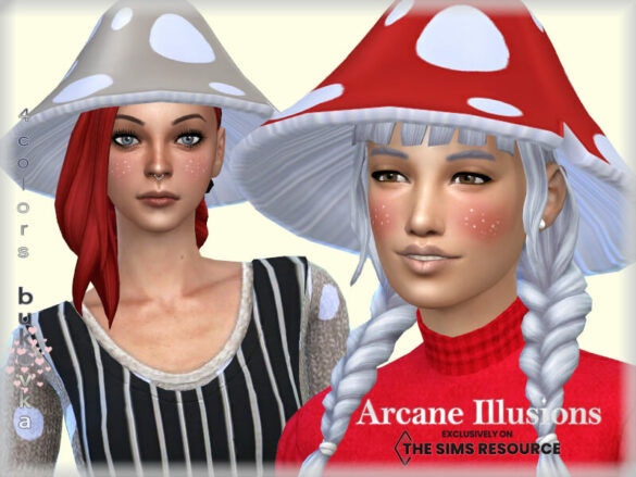 Sims 4 Arcane Illusions Mushroom Hat