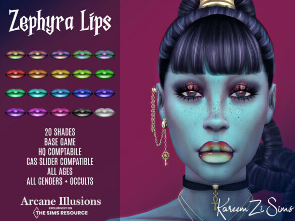 Sims 4 Arcane Illusions Zephyra Lips