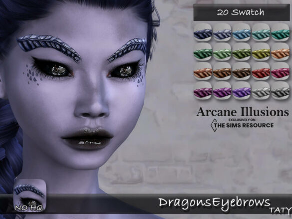 Sims 4 Arcane Illusions Dragons Eyebrows