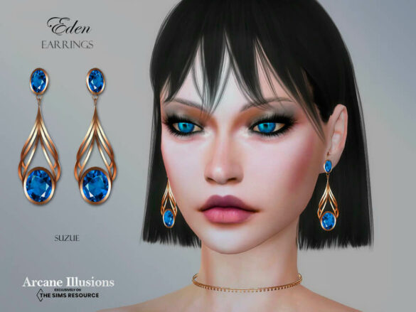 Sims 4 Arcane Illusions Eden Earrings