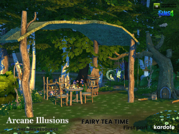 Arcane Illusions Fairy tea time1 by kardofe