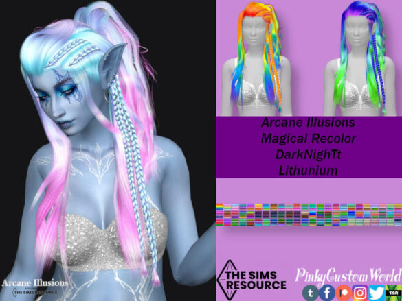 -Magical Recolor of DarkNighTt Lithunium hair