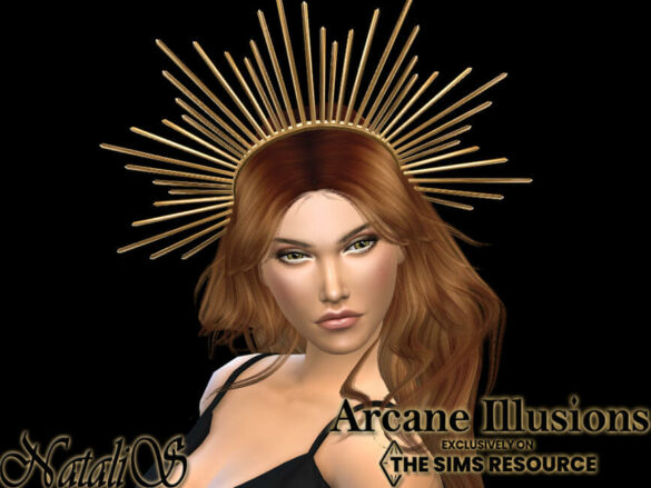 Sims 4 Arcane Illusions Sun halo crown