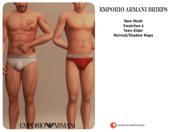 Sims 4 armani briefs