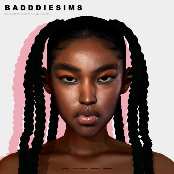 Sims 4 badddiesims black beauty skin