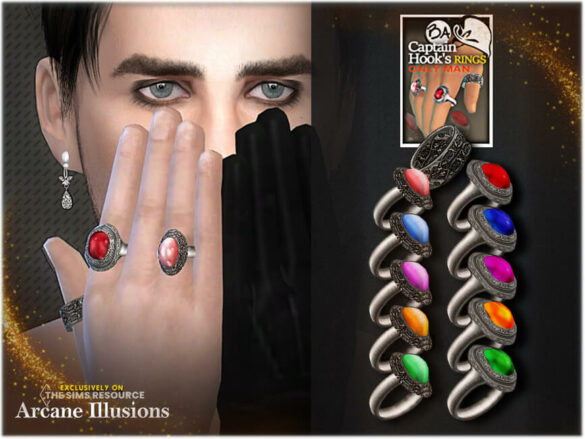 Sims 4 Captain Hook Rings Arcane Illusions