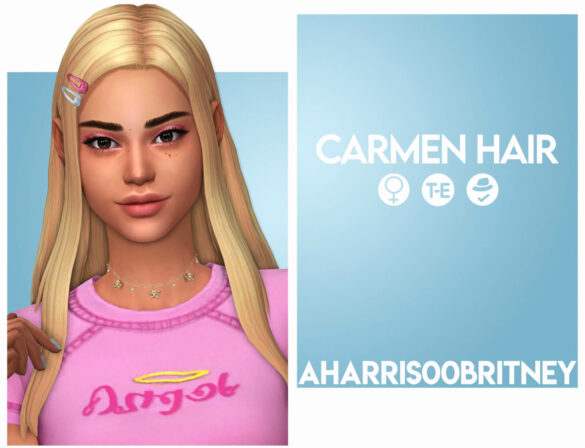 Sims 4 carmen hair