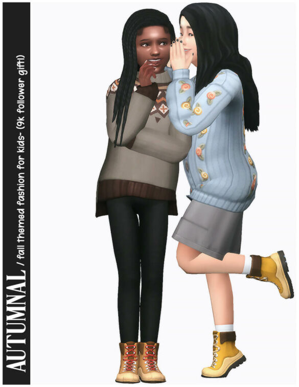 Sims 4 cottage sweater for child