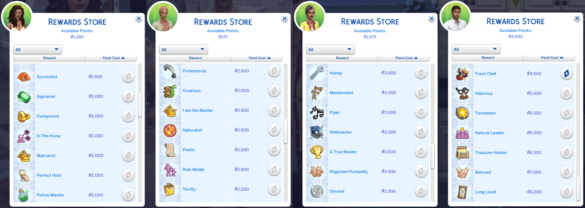 Sims 4 Frimlin’s Expanded Rewards Store