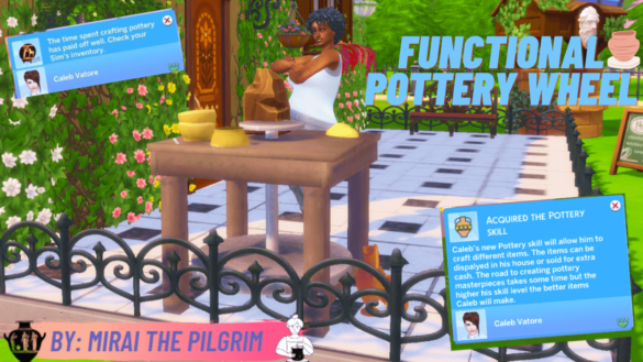 Sims 4 Functional Pottery Wheel