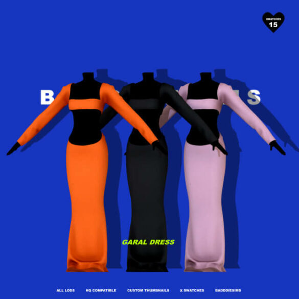 Sims 4 Garal dress
