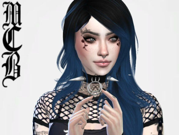 Sims 4 Heartless Rose Face Tattoos