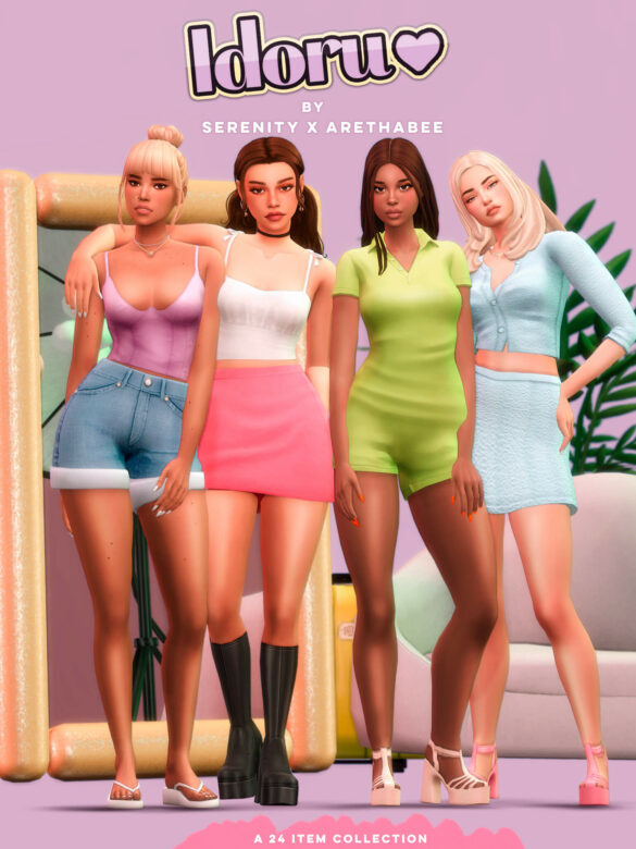 Sims 4 SERENITYxARETHA IDORU COLLECTION