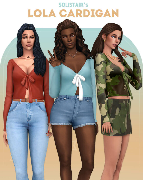 Sims 4 lola cardigan
