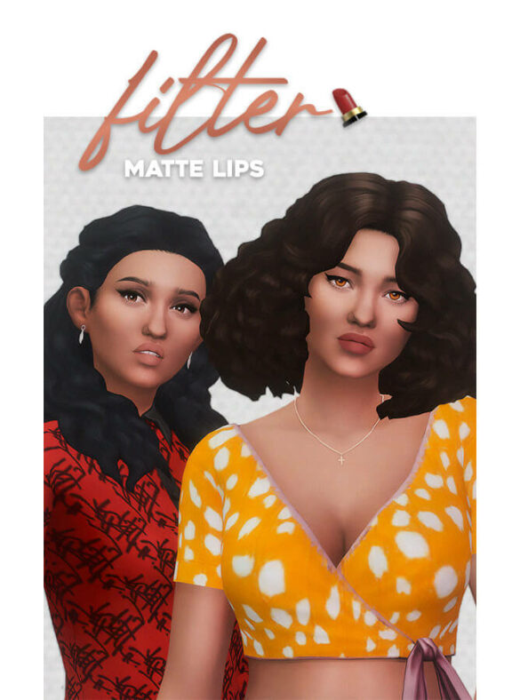 Sims 4 matte lips