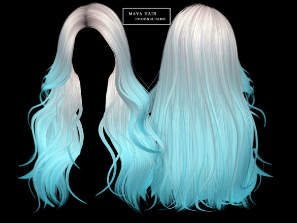 Sims 4 maya hair dl free moses hair v1 dl