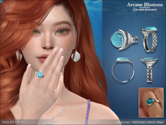 Sims 4 mermaid moon ring