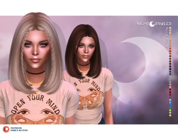 Sims 4 moon rock hair