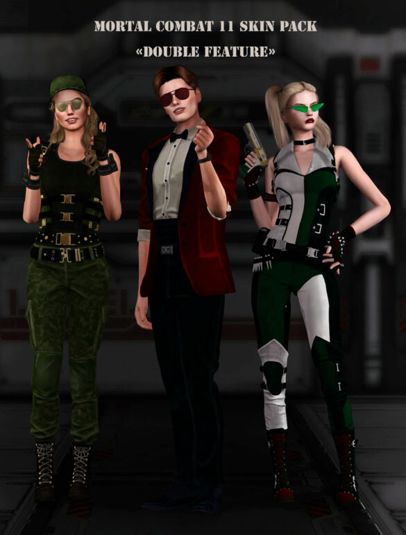 mortal combat 11 skin pack double feature custom