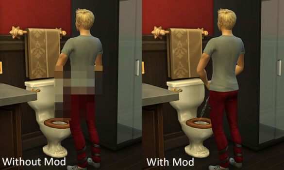 Censor Mod for The Sims 4 Toddler Compatibility