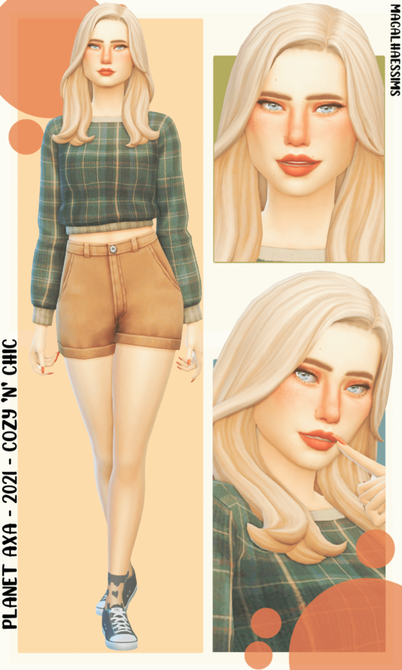 Sims 4 planet a x a 2021 maxis match lookbook