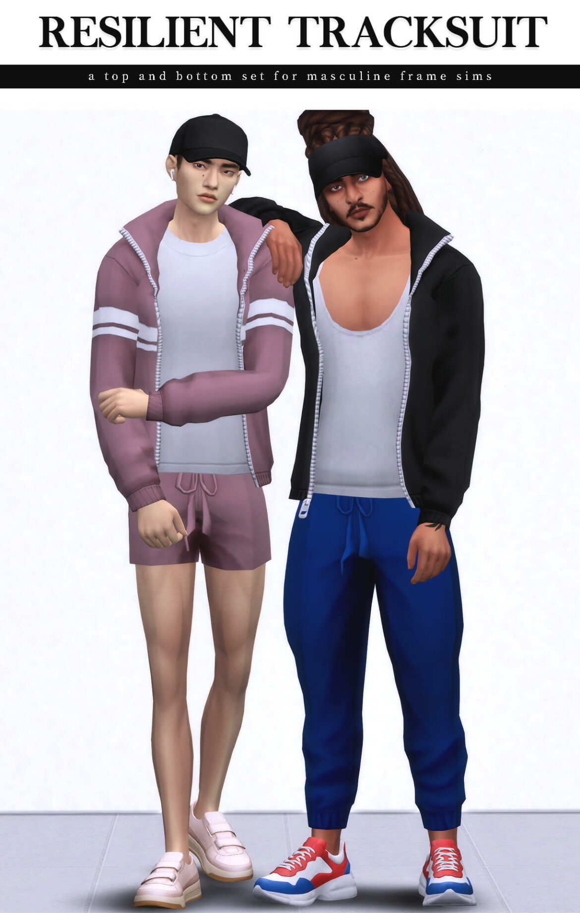 Sims 4 resilient tracksuit set