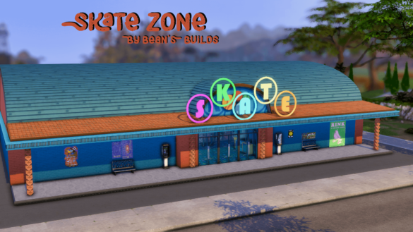Sims 4 skate zone roller skating rink