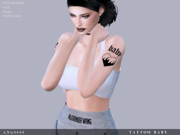 Sims 4 Tattoo Baby