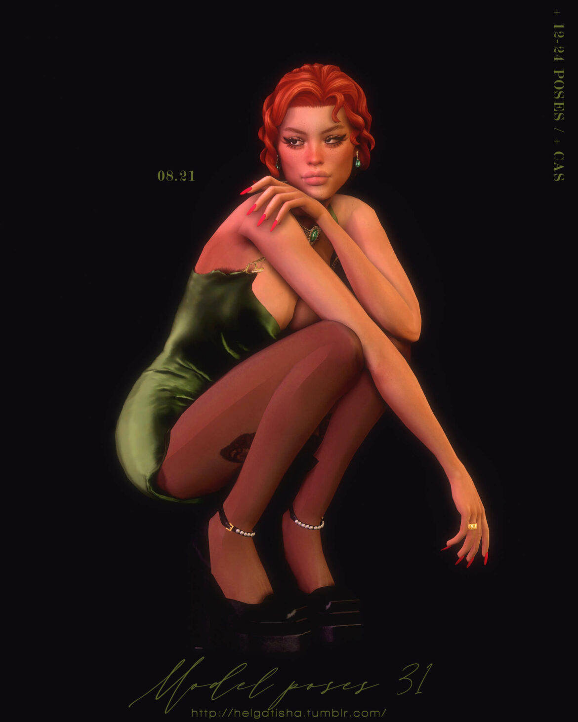 Sims 4 ts4 model poses 31 pose pack