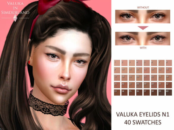 Sims 4 valuka eyelids n1