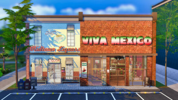 Sims 4 viva mexico restaurant midtown liquors a