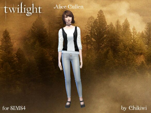 Alice Cullen for SIMS4 – Twilight Saga