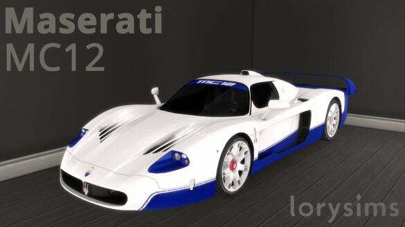 Sims 4 2005 Maserati MC12 by LorySims