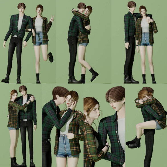 Sims 4 235you and i we got so high poses