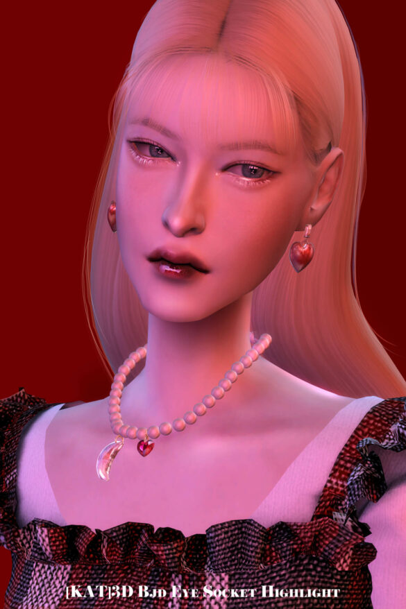Sims 4 3d bjd eye socket highlight eyelinertattoo