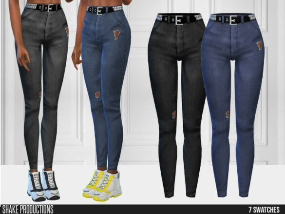 Sims 4 786 jeans by shakeproductions