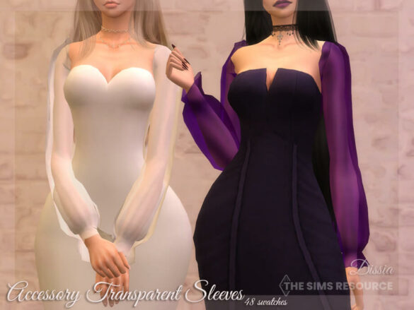 Sims 4 Accessory Transparent Sleeves