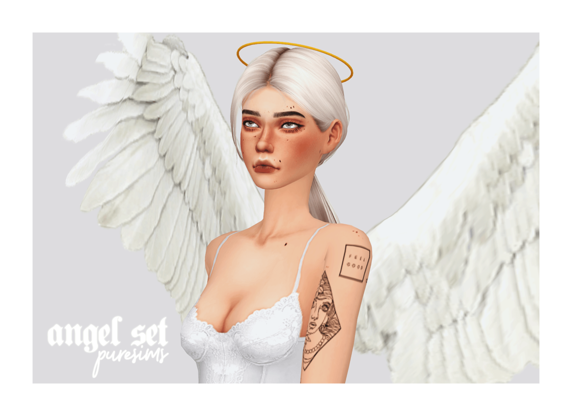 Sims 4 angel wings