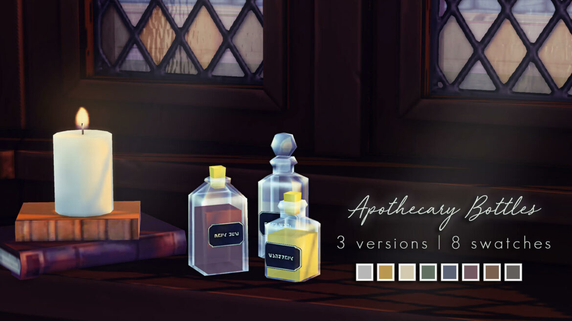Sims 4 apothecary bottles