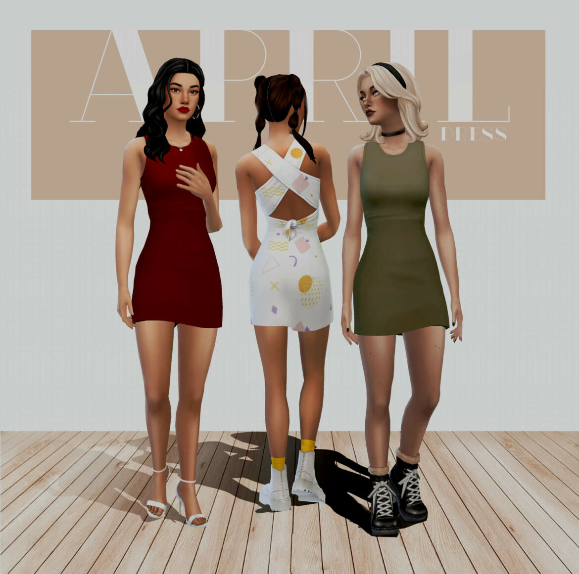 Sims 4 april dress bgc 20