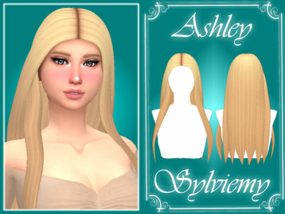 Sims 4 Ashley Hairstyle by Sylviemy
